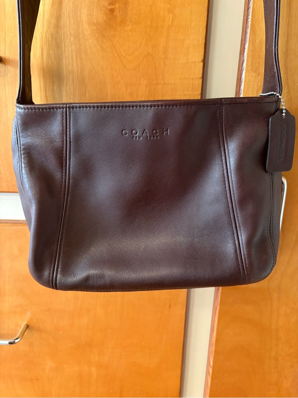 Coach Vintage Brown Leather Crossbody Shoulder Bag 4186 Lexington 1998